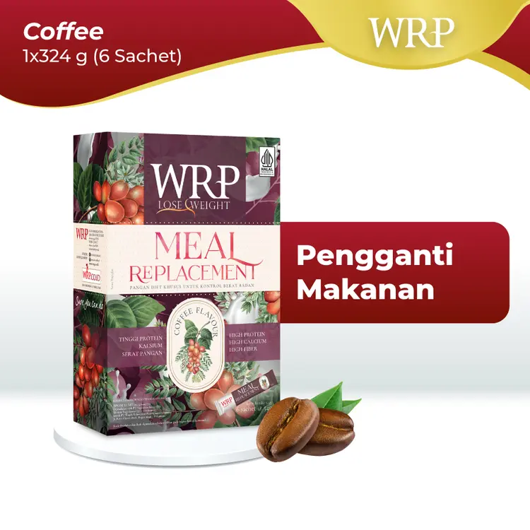 WRP Meal Replacement Coffee 324g - Pengganti Makan