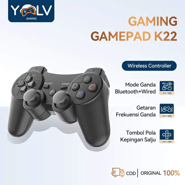 YLV Gamepad Wireless Gaming Controller PC Joystick Original for Switch Phone PS3 X3