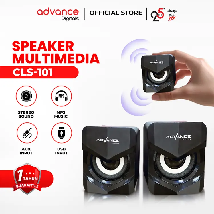 Speaker gaming Advance CLS-101 speaker multimedia/laptop/komputer Garansi Resmi 1 Tahun
