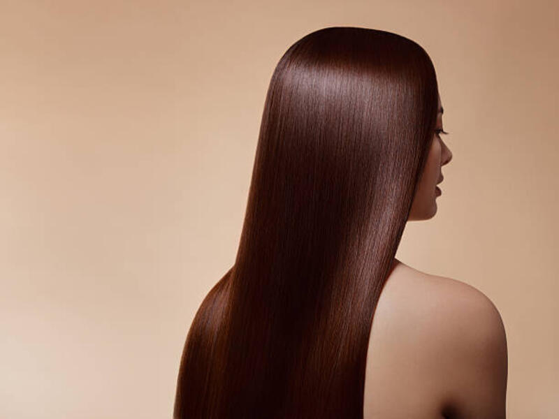 wanita dengan rambut lurus sempurna - healthy hair potret stok, foto, & gambar bebas royalti