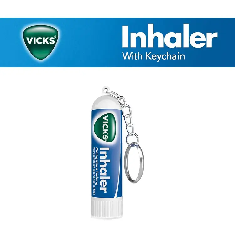 Vicks Inhaler Keychain Melegakan Hidung Tersumbat 0,5ml