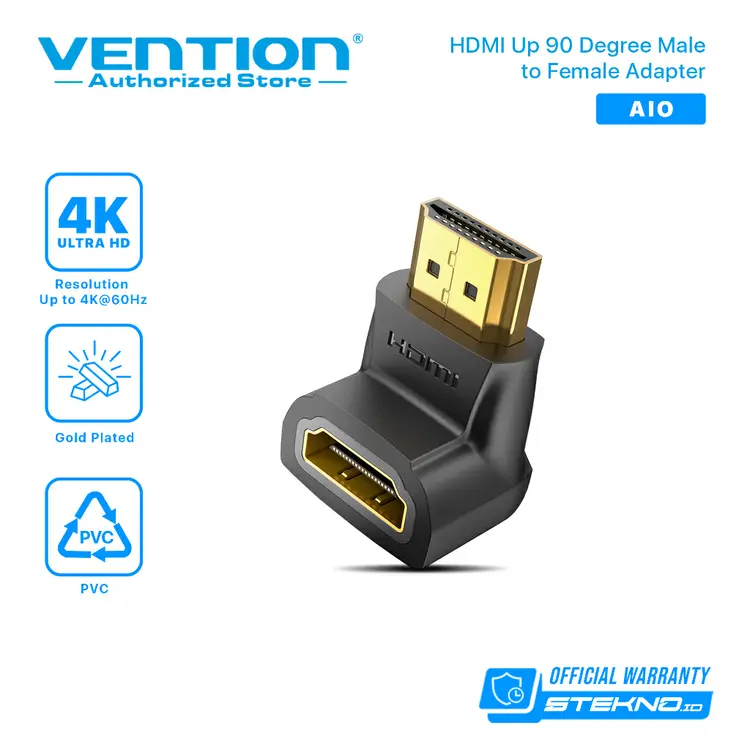 Vention Gender HDMI Adapter 90 270 Straight Vertical Male Female