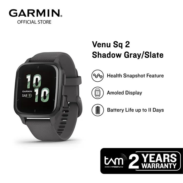 Garmin Venu Sq 2 - Shadow Gray/Slate
