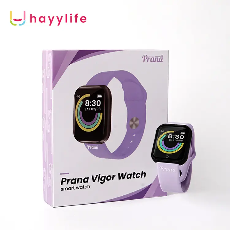 Hayylife Jam Tangan Olahraga-Vigor Bluetooth/SmartWatch Health Monitor/Custom Wallpaper PN-FBA5016