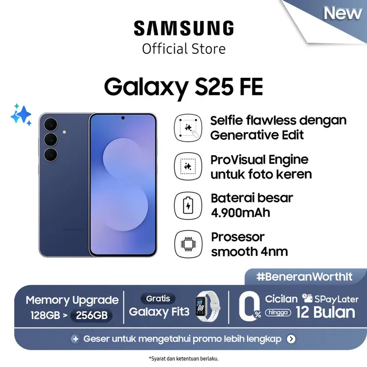 [Free Upgrade From 128GB] Samsung Galaxy S25 FE 8/256GB - Navy