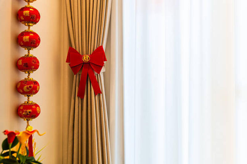 dekorasi tahun baru imlek di rumah - dekorasi imlek rumah potret stok, foto, &amp; gambar bebas royalti