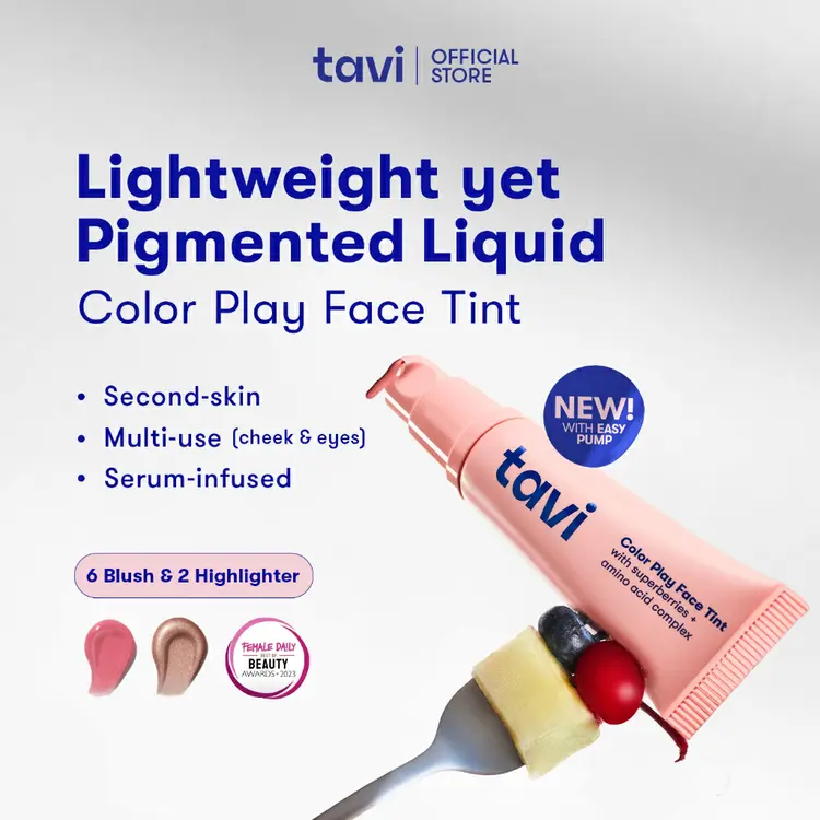 [SUPER BRAND DAY] [NEW PACK] TAVI 3-in-1 Color Play Face Tint