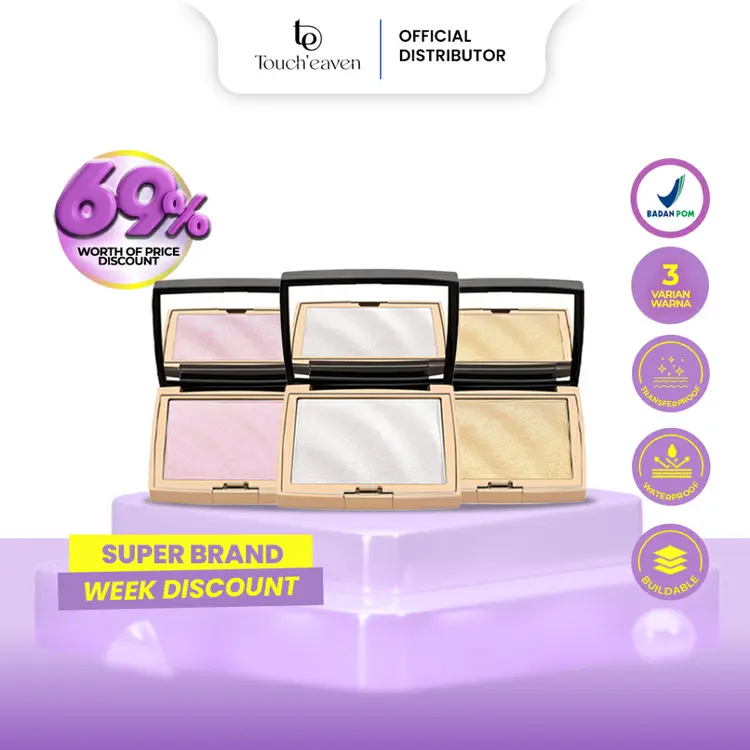 HOJO Shimmering Stereoscopic Highlighter Makeup Wajah 