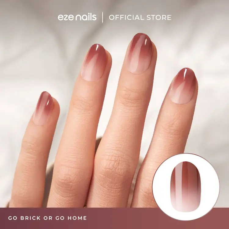 Eze Nails - Go Brick or Go Home Spot On Manicure (Kuku Palsu Tempel)