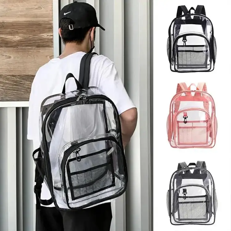 TAS RANSEL KONSER TRANSPARAN [TAS KONSER MUAT LIGHTSTICK] TAS TRANSPARAN RANSEL WANITA PVC TAS KONSER KAPASITAS BESAR SISWA TAS RANSEL GADIS TAS SEKOLAH TAS RANSEL BARU