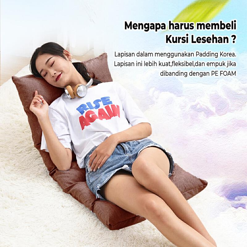 Product image Morning Star Sofa Lipat Lesehan Single Seat Kursi Lipat Sandaran Kursi Tatami Minimalis 2