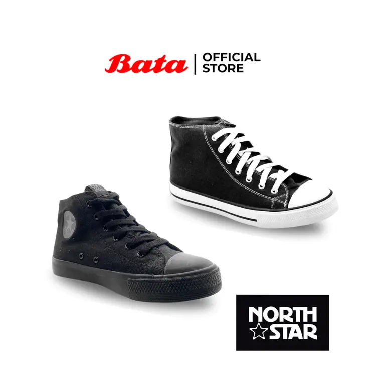 NORTH STAR - ROVER HI-TOP "Anti Bacterial" Sepatu Sneakers Sekolah Kanvas Kasual Pria / Wanita