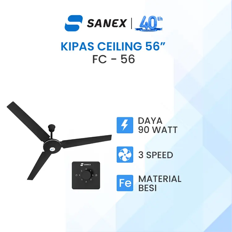 SANEX Kipas Angin Atap Ceiling 56 Inch FC56
