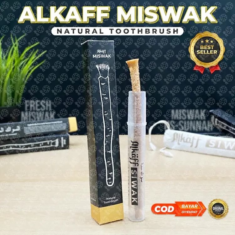 [ALKAFF MISWAK] SIWAK SEGAR - SIWAK MUDA - SIKAT GIGI KAYU SIWAK - SAUDI ARABIA