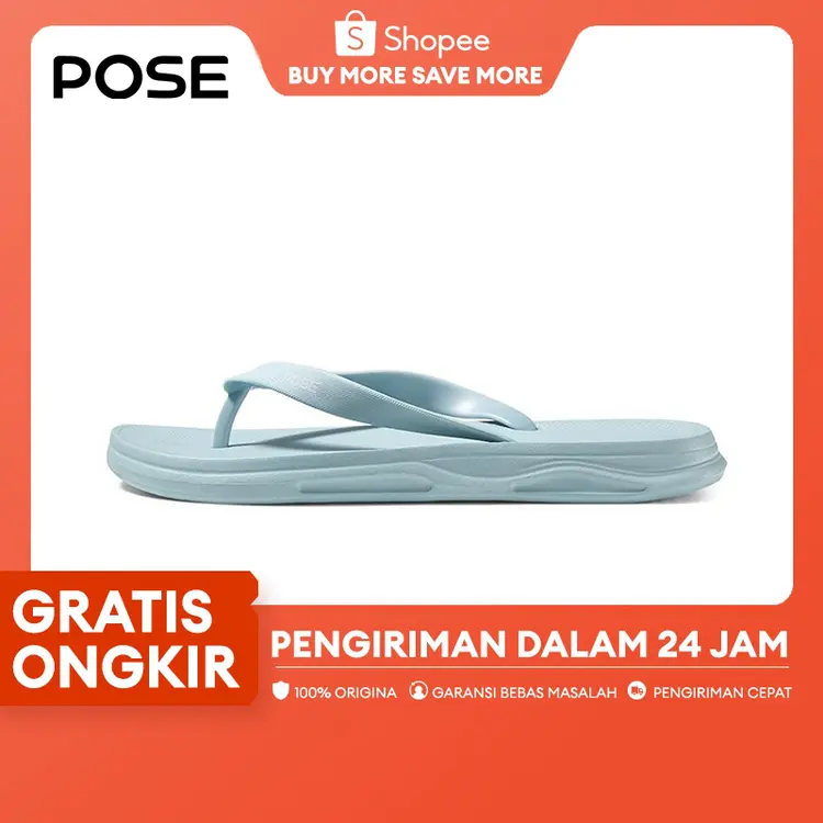 【9.9 Penawaran Spesial】【New arrivals】POSE Traveling sandal jepit Anti-selip Nyaman Tahan aus lampu dalam di luar ruangan pria dan wanita Santai Serbaguna Kepopuleran kualitas 2024 musim panas Gaya panas Pantai P3246801