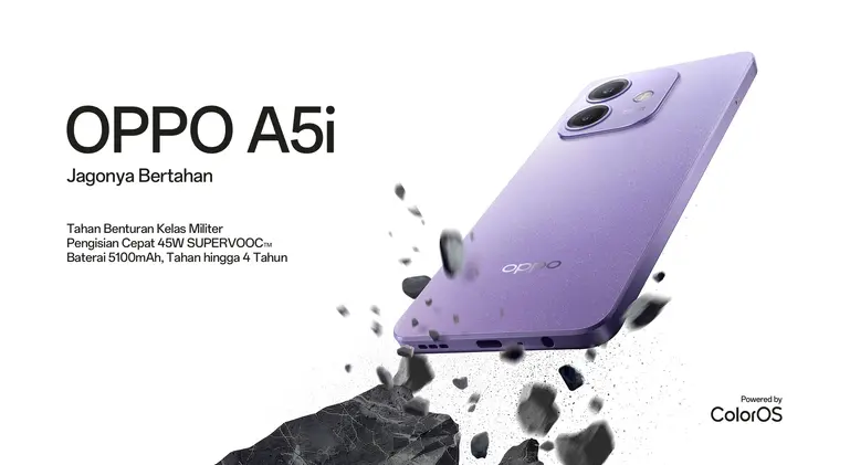 Kenalin OPPO A5i, Smartphone Stylish Harga Hemat tapi Fitur Nggak Murahan!