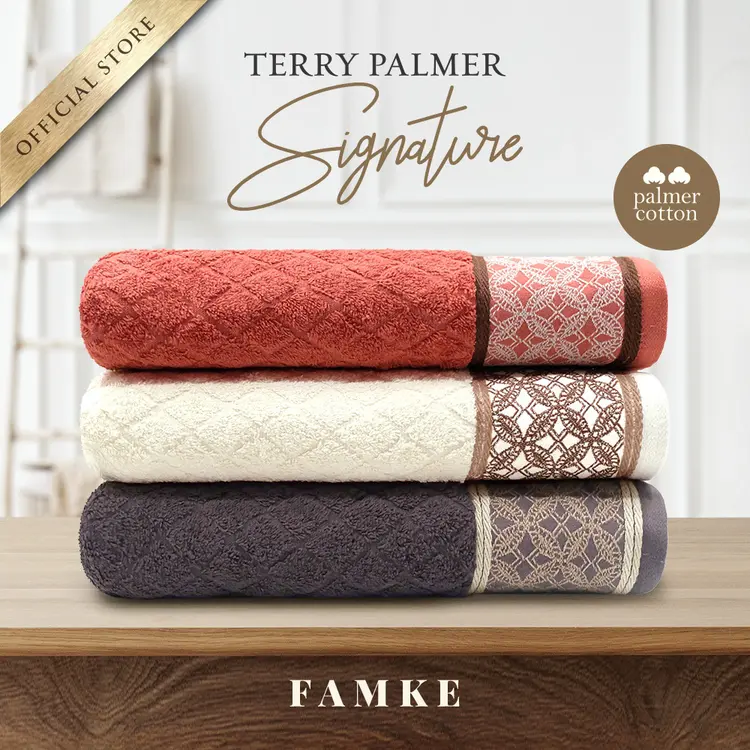 Handuk Terry Palmer Signature - Famke - Bath Towel 70x140cm / Handuk Mandi Dewasa