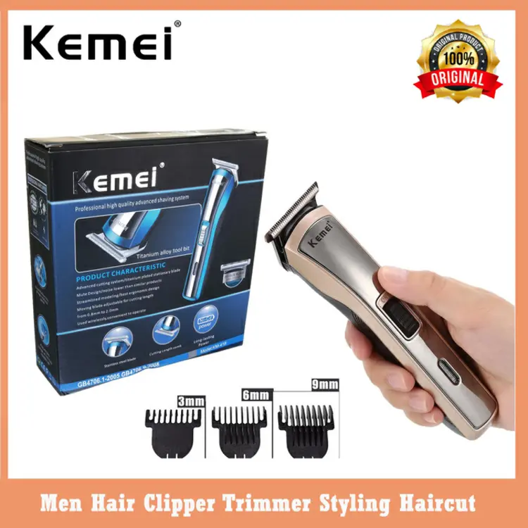 Sonifer x Kemei Hair Clipper Alat Cukur Rambut Kumis Jenggot Bulu Kemaluan KM-418