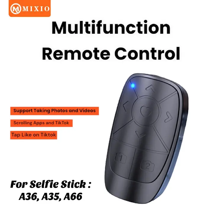 MIXIO RB-02 Multifunction Bluetooth Remote Control Selfie Wireless Shutter Multifungsi