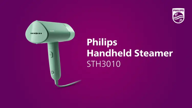 Philips Setrika Uap Handheld STH3010/70 Hijau - Setrika Uap Portable Dapat Dilipat, Setrika Uap Ringan, Strika Uap, Strika uap ringan, Strika uap terbaik, setrika uap Philips