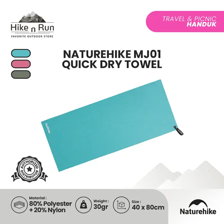 Naturehike NH19Y001-J MJ01 Handuk Cepat Kering dan Praktis