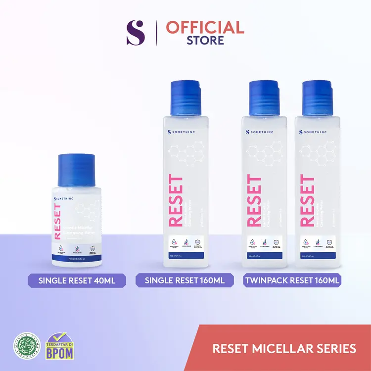 SOMETHINC Reset Gentle Micellar Cleansing Water - Magic Water Pembersih Wajah