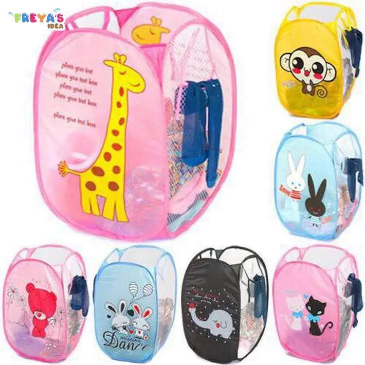 FR-C500 Keranjang Baju Kotor Lipat Karakter / Laundry Bag Keranjang Cucian / Keranjang Portable