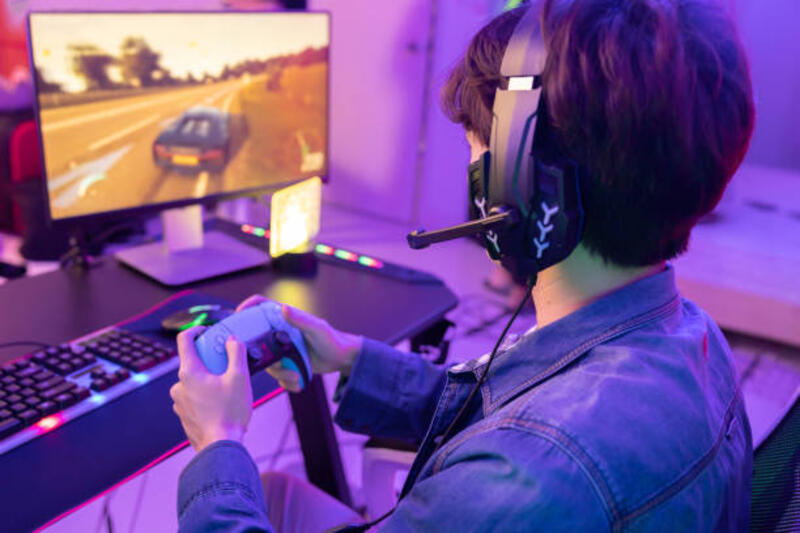 gamer-bermain-game-mengemudi-dengan-game-controller-di-ruang-game-neon.jpg (612×408)
