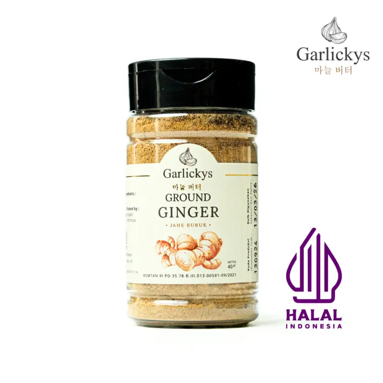 GARLICKYS Jahe Bubuk Murni Asli Tanpa Gula Minuman Ginger Powder Premium Quality Bumbu Dapur