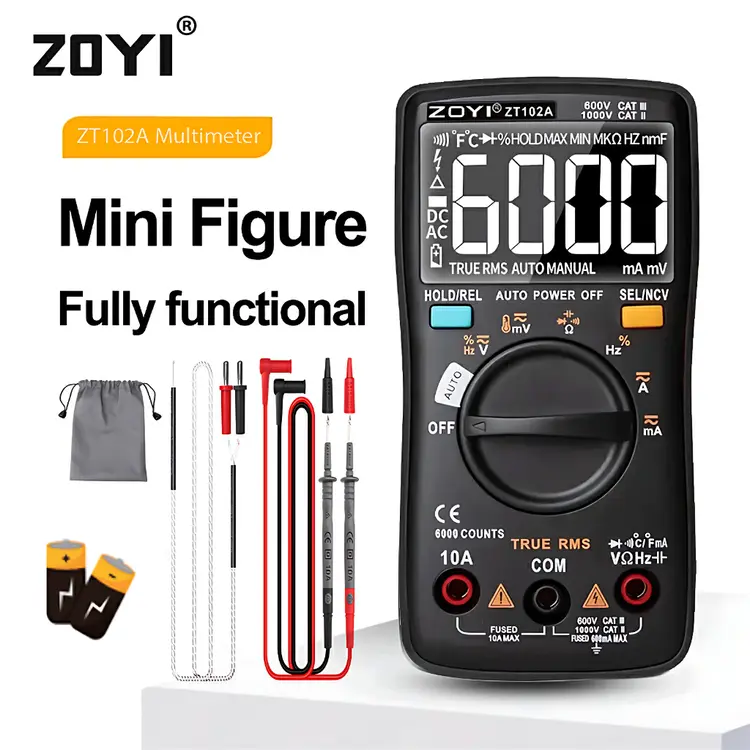 ZOYI ZT-102A Upgrade Auto Multimeter Digital Avometer Multitester Ori
