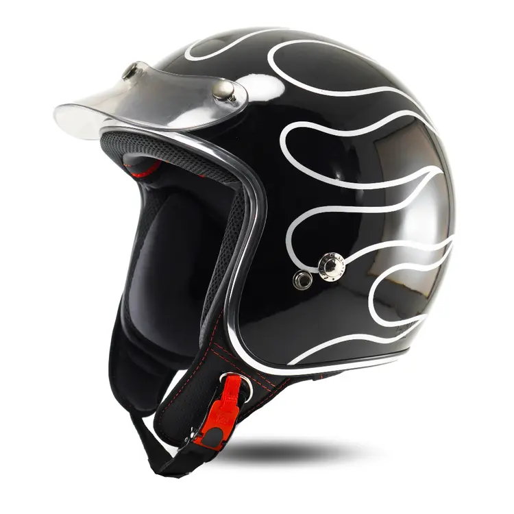 Jitsu Helm Retro Premium Motif SNI Terbaru