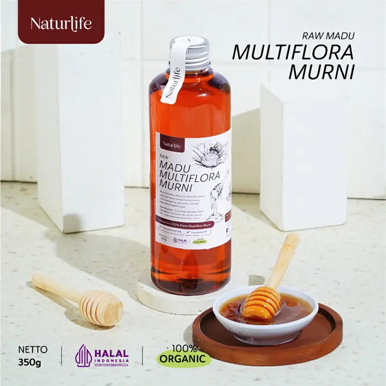 MADU MULTIFLORA SUPER ASLI 350GRAM NATURLIFE ORIGINAL ALAMI TANPA CAMPURAN APAPUN RAW HONEY MINUMAN HERBAL KESEHATAN MADU MULTIFLORA UNTUK DIET HARGA GROSIR HNI ATTAUBAH AL HIDAYAH ATTAUBAH HPAI DARIBUMI NUTRIFARM BEORGANIK BEST HONEY SAFIYA MADU TAVA