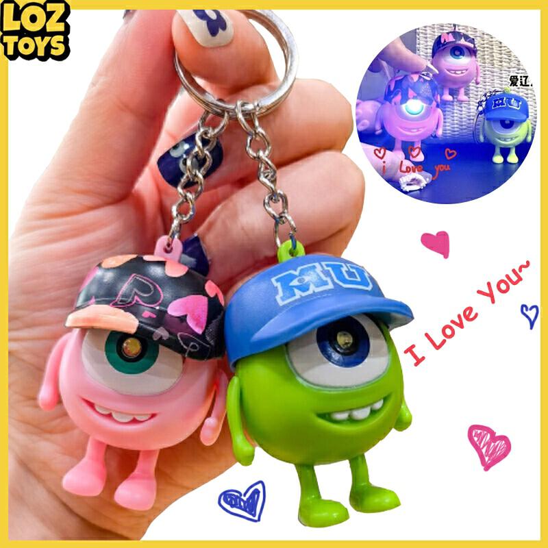 Product image LOZTOYS LED I Love You Gantungan Kunci Alien Lampu Lucu Couple Keychains Mr.Q Versi Audio Iloveyou 1