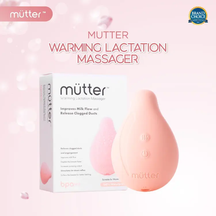 Mutter Warming Lactation Massager ASI Alat Pijat Laktasi Dengan Penghangat