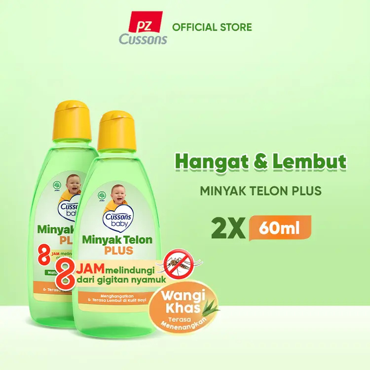 Cussons Baby Telon Oil Plus 60ml X 2