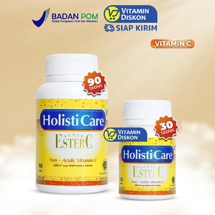 HOLISTICARE ESTER C - VITAMIN C LEBIH TIDAK PERIH DI LAMBUNG 