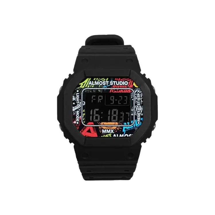 Almost Studio Jam Tangan Digital Anti Air - Infinite BLACK