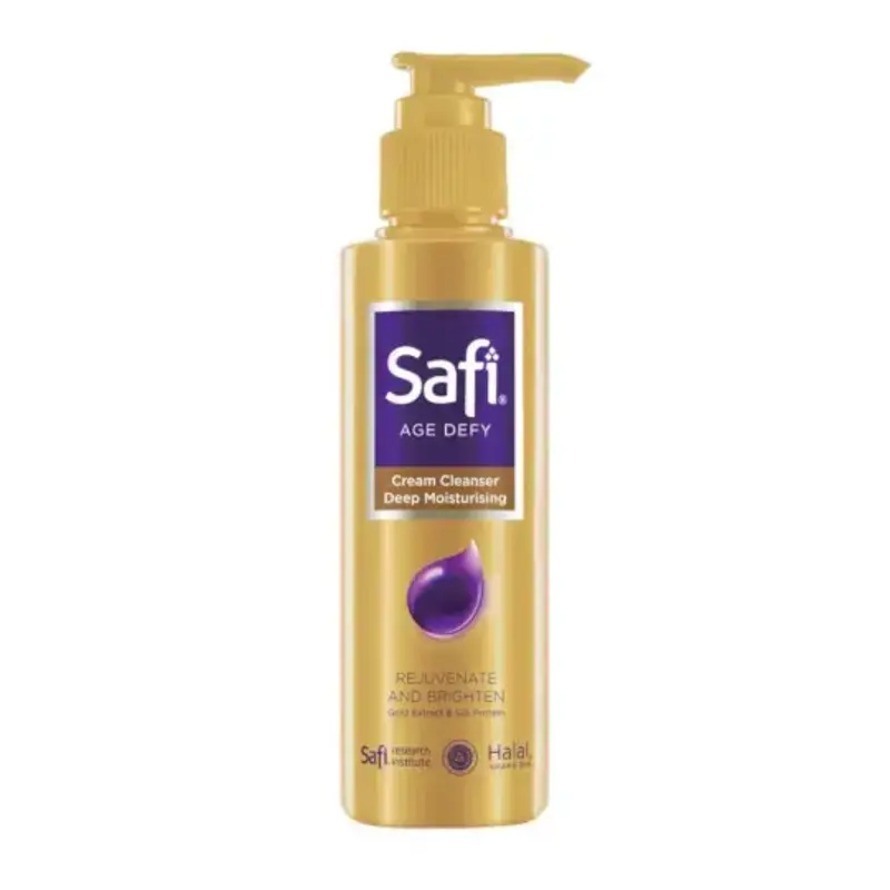SAFI AGE DEFY CREAM CLEANSER DEEP MOISTURISING 150 ML - Kegunaan, Efek  Samping - Halodoc
