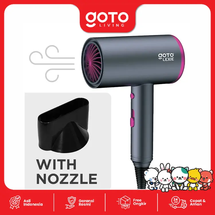 Goto Lexie Pengering Rambut Hair Dryer Professional Multifungsi