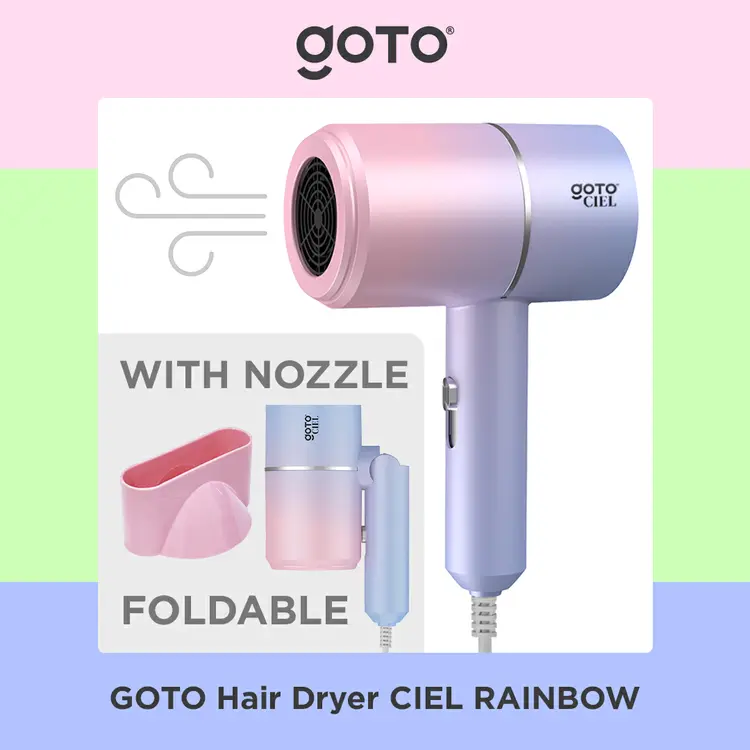 Goto Ciel Hair Dryer Pengering Rambut Lipat Professional Multifungsi