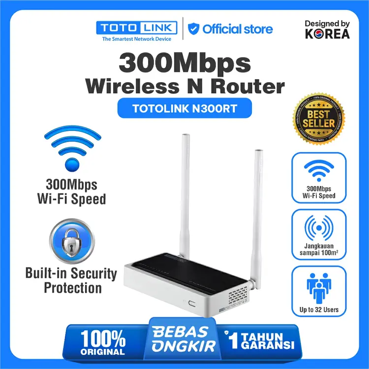 TOTOLINK N300RT - Router Wireless N 300Mbps