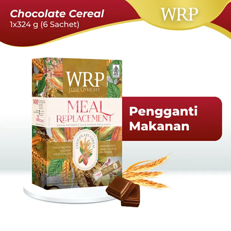 WRP Meal Replacement Chocolate Cereal 324g - Pengganti Makan