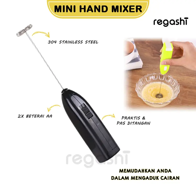 Mini Mixer Hand Portable | Pengocok Telur | Pengaduk Teh dan Kopi