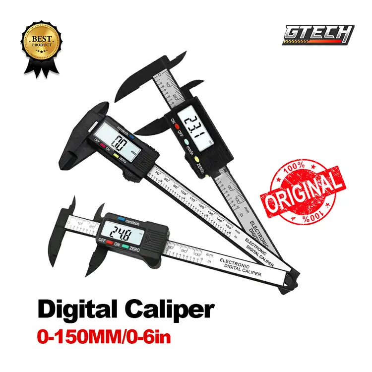 Digital Caliper Meter Jangka Digital 0-150MM Jangka Caliper Sorong Sigmat Digital LCD Screen jangka