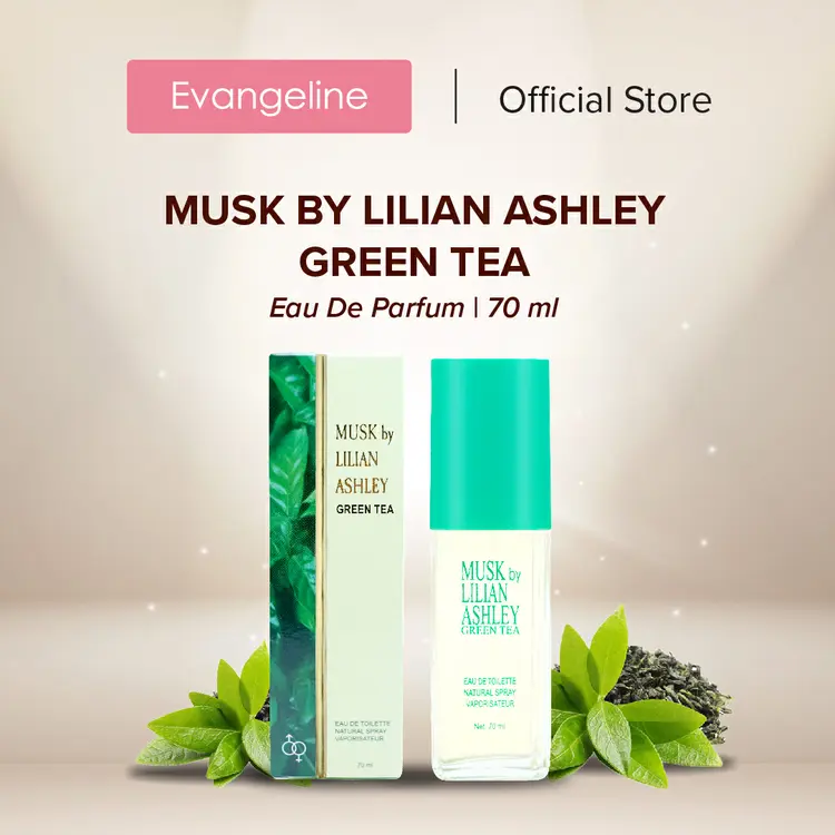 Musk By Lilian Ashley Classic Green Tea Eau De Toilette 70ml
