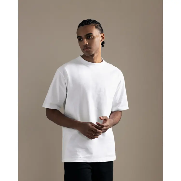 Broodis Kaos White Polos Oversize 16S Heavyweight BXY Tshirt Putih