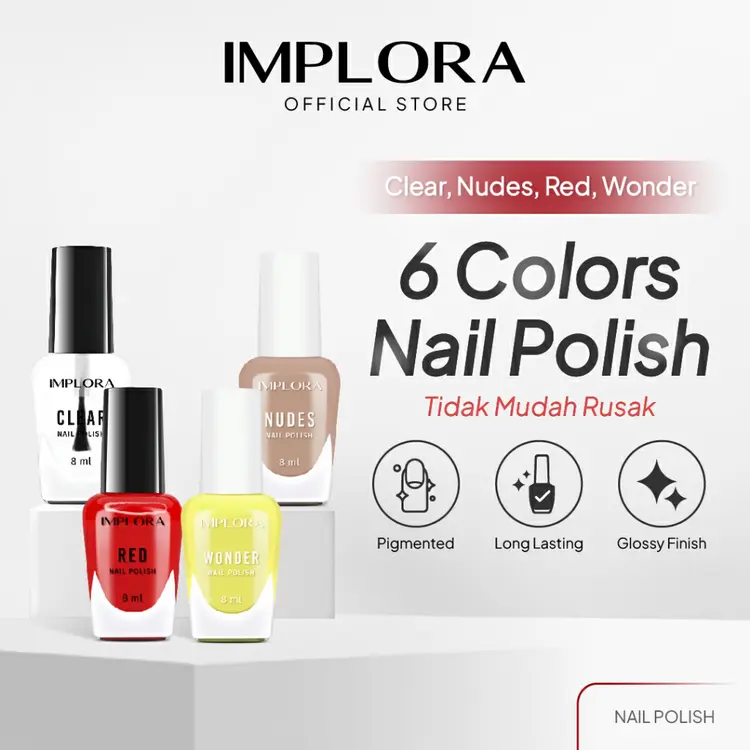 Implora Nail Polish | Kuteks Pewarna Kuku | Nail Art
