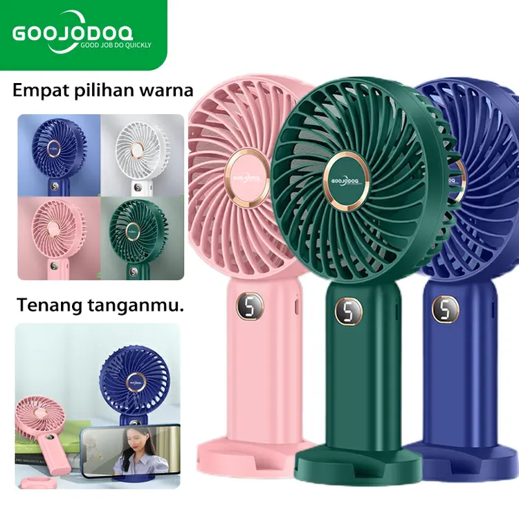 Goojodoq Kipas mini Led cactus terbaru / mini fan portable /Kipas Angin meja/ kipas angin genggam