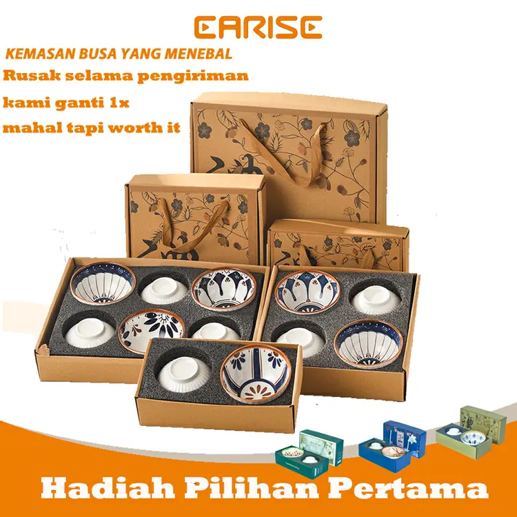 Earise/Mangkok/mangkok keramik/Mangkok Set/piring set/piring aesthetic/Hampers/Hampers Mangkok Set Keramik/gift set mangkok keramik /Gift Set/Souvenir/souvenir pernikahan/kado pernikahan/mangkok aesthetic/Hampers Ulang