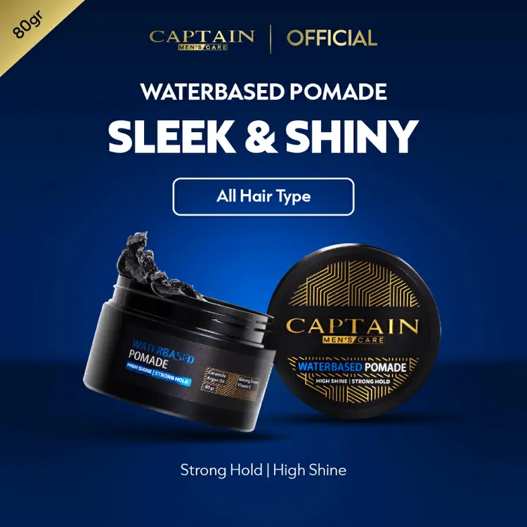Captain Men's Care Water Based Pomade 80gr